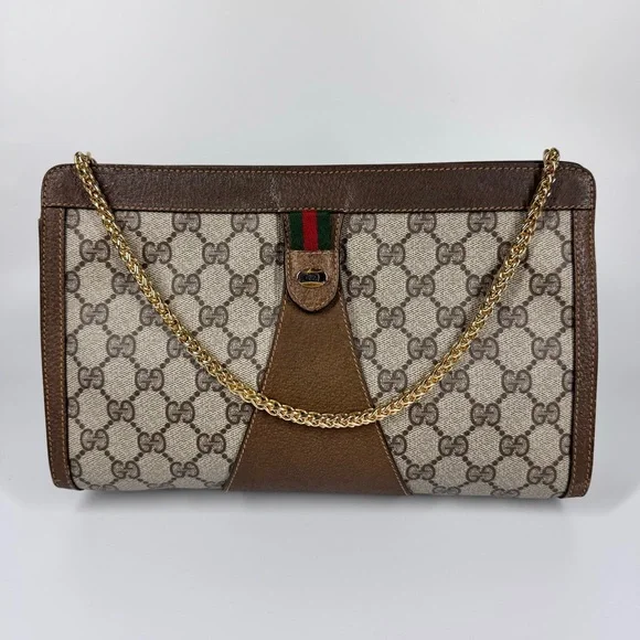 Gucci Supreme GG Monogram Accessory Collection Clutch Crossbody Bag - Picture 3 of 14